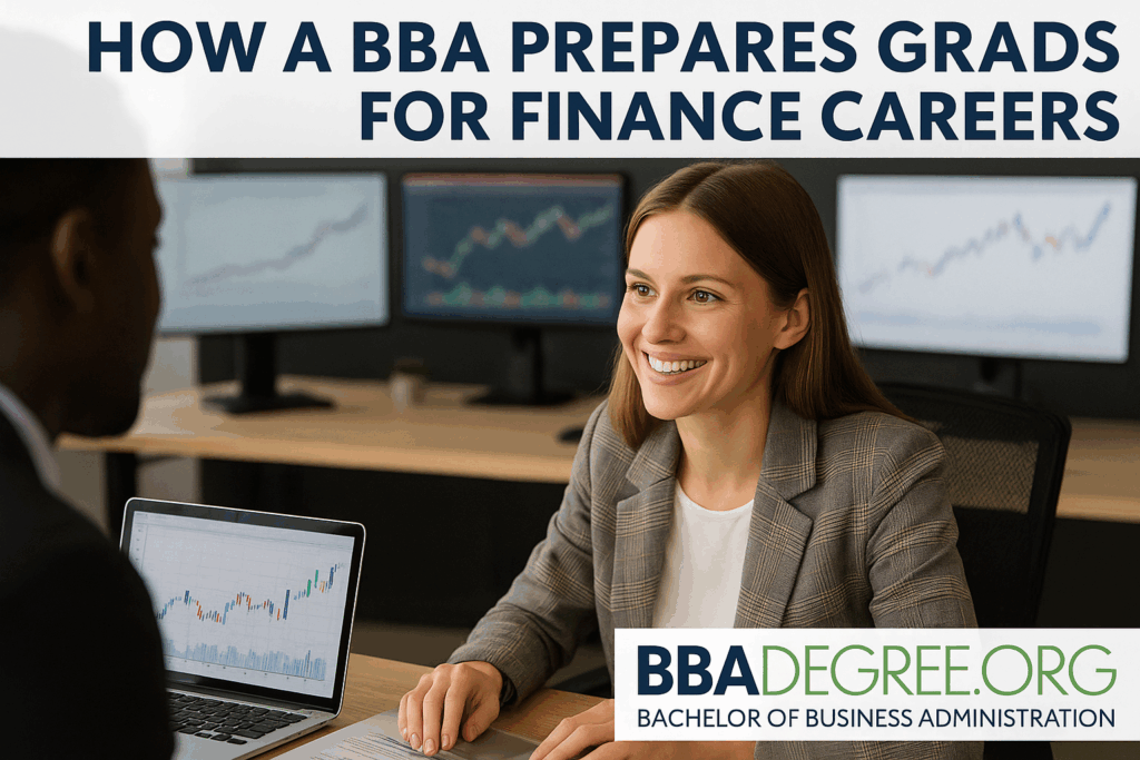 How a BBA Prepares Grads for Finance Careers